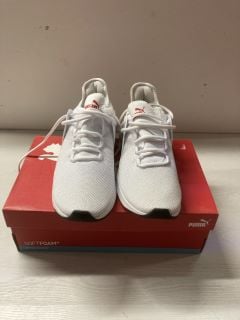 PAIR OF PUMA SOFTFOAM+ TRAINERS IN WHITE - SIZE UK 8