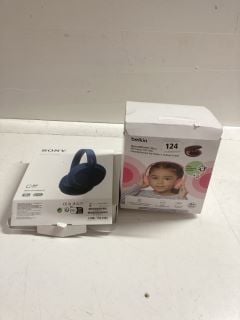 2 X ITEMS TO INCLUDE BELKIN SONY NOISE CANCELLING HEADPHONES