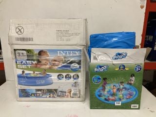 2 X H2O GO ITEMS TO INCLUDE PADDLING POOL