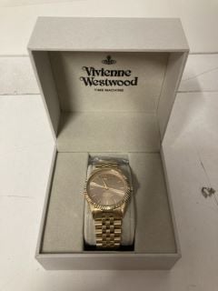 VIVIENNE WESTWOOD WOMENS WRISTWATCH, COMES WITH BOX - MODEL NUMBER VV240PKGD - RRP £170