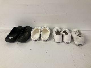 QTY OF SHOES TO INCLUDE PAIR OF CLASSIC CROCS IN WHITE