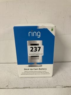 RING STICK UP CAM BATTERY - BATTERY POWERED INDOOR/OUTDOOR CAMERA