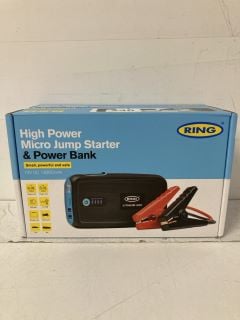 RING HIGH POWER MICRO JUMP STARTER & POWER BANK