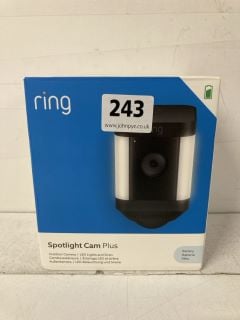 RING SPOTLIGHT CAM PLUS OUTDOOR CAMERA