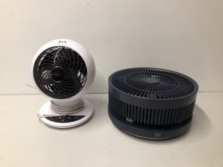 2 X DESK FANS TO INCLUDE WOOZOO AIR CIRCULATOR