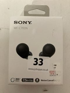 SONY NOISE CANCELLING TRUE WIRELESS EARBUDS - MODEL WF-C700N