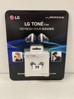 LG TONE FREE ENHANCED ACTIVE NOISE CANCELLATION EARBUDS WITH CASE