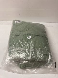 PREMIUM DIAMOND QUILT PADDED COAT IN KHAKI SIZE 10