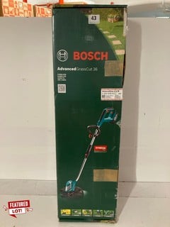 BOSCH ADVANCED GRASSCUT 36 CORDLESS TRIMMER - RRP £215