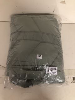 PREMIUM CHEVRON PADDED COAT IN SAGE - SIZE 8