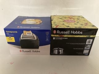 2 X RUSSELL HOBBS ITEMS TO INCLUDE COOK@HOME RICE COOKER