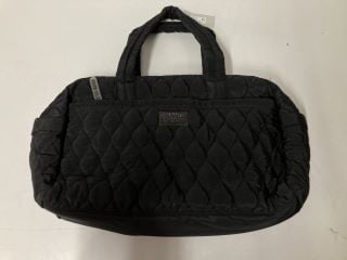 RIVER ISLAND QUILTED DUFFLE BAG