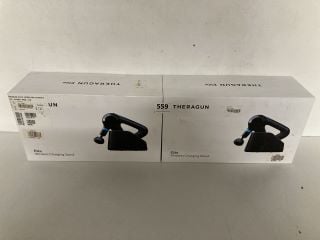 2 X THERAGUN ELITE WIRELESS CHARGING STANDS FOR MASSAGE GUNS