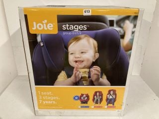 JOIE STAGES GROUP 0+/1/2 3 SEATS IN 1 CAR SEAT SET - RRP £100