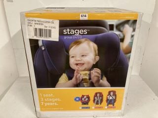 JOIE STAGES GROUP 0+/1/2 3 SEATS IN 1 CAR SEAT SET - RRP £100