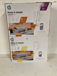 2 X HP PRINTER TO INCLUDE DESKJET 2710E ALL IN ONE PRINTER