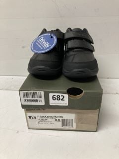 TIMBERLAND TODDLERS WOODMAN PARK BLACK SMART SHOES UK 10