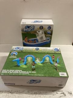 2 X H2O GO ITEMS TO INCLUDE 3M OUTDOOR POOL