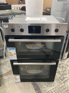 ZANUSSI DOUBLE ELECTRIC OVEN MODEL ZKHNL3X1 RRP £509 (EX-DISPLAY)