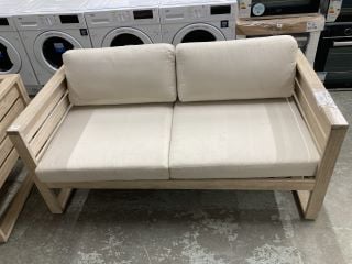 JOHN LEWIS ST IVES TWO SEATER GARDEN SOFA