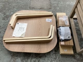 JOHN LEWIS ANTON SMALL DINING TABLE WITH OTHER FLAT PACK PARTS (NO FITTINGS)