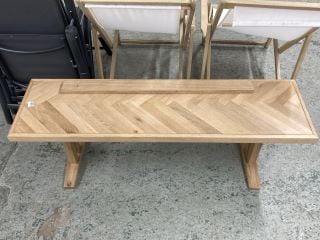 JOHN LEWIS ESTATE WOODEN BENCH