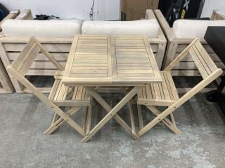 JOHN LEWIS ANYDAY WOODEN BISTRO SET