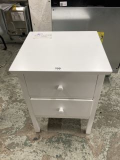 JOHN LEWIS WILTON TWO DRAWER BEDSIDE