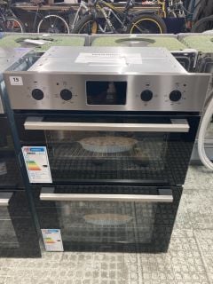 ZANUSSI DOUBLE ELECTRIC OVEN MODEL ZKHNL3X1 RRP £509 (EX-DISPLAY)