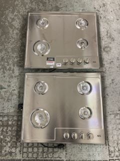 2 X AEG GAS HOBS MODEL: HGE64200SM (INCOMPLETE)