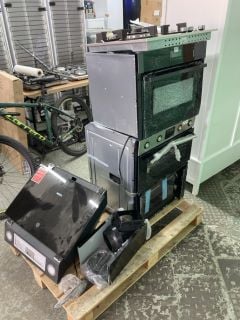 PALLET OF DAMAGED WHITE GOODS INC NEFF COMBI OVEN MODEL: TF944EX7PF (SMASHED GLASS)