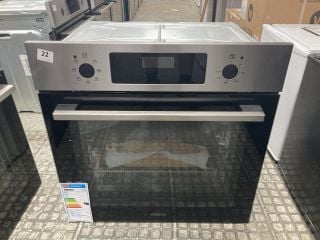 ZANUSSI SINGLE ELECTRIC OVEN MODEL ZOHCX3X2 RRP £359 (EX-DISPLAY)