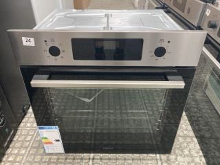 ZANUSSI SINGLE ELECTRIC OVEN MODEL ZOHCX3X2 RRP £359 (EX-DISPLAY)