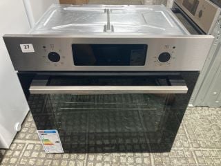 ZANUSSI SINGLE ELECTRIC OVEN MODEL ZOHCX3X2 RRP £359 (EX-DISPLAY)