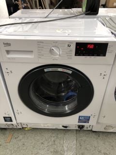 BEKO INTEGRATED 8KG WASHING MACHINE MODEL WTIK76121 RRP £259 (EX-DISPLAY)