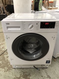 BEKO INTEGRATED 8KG WASHING MACHINE MODEL WTIK76121 RRP £259 (EX-DISPLAY)