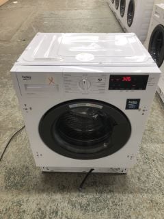 BEKO INTEGRATED 8KG WASHING MACHINE MODEL WTIK76121 RRP £259 (EX-DISPLAY)