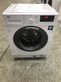 BEKO INTEGRATED 8KG WASHING MACHINE MODEL WTIK76121 RRP £259 (EX-DISPLAY)