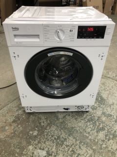 BEKO INTEGRATED 8KG WASHING MACHINE MODEL WTIK76121 RRP £259 (EX-DISPLAY)