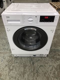 BEKO INTEGRATED 8KG WASHING MACHINE MODEL WTIK76121 RRP £259 (EX-DISPLAY)