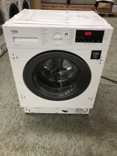 BEKO INTEGRATED 8KG WASHING MACHINE MODEL WTIK76121 RRP £259 (EX-DISPLAY)