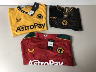 2 X CASTORE SPORTS SHIRTS TO INCLUDE WOLVES 3XL