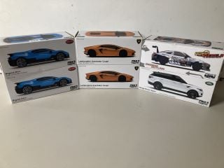 6 X CM-1 REMOTE CONTROLLED CARS