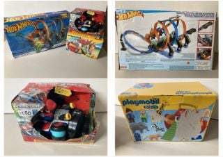 TOYS AND GAMES TO INCLUDE A HOT WHEELS SET