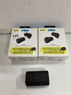 3 X JAM WIRELESS BLUETOOTH SPEAKERS