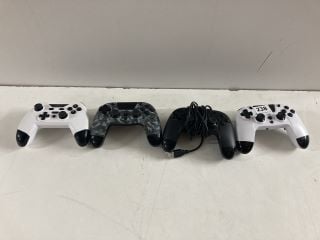 4 X GAMES CONTROLLERS TO INCLUDE PS4