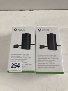 2 X XBOX RECHARGEABLE BATTERIES