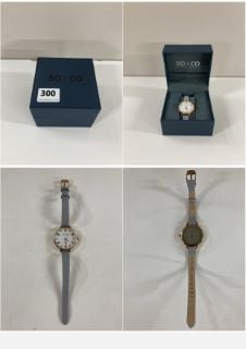 SO & CO UNISEX WRISTWATCH, BOXED