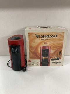 NESPRESSO VERTUO PLUS COFFEE MACHINE AND ONE OTHER