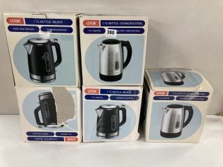 5 X LOGIK KETTLES